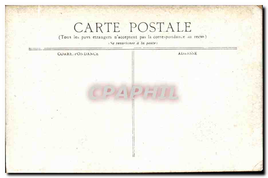 Vichy CPA Hopital militaire — Back