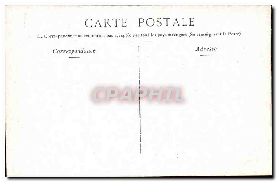 Vichy CPA Galerie Promenoir — Verso
