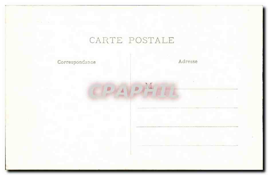 Bourbon l'archambault CPA Le chateau — Verso