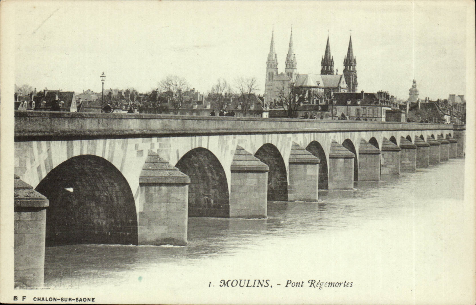 Moulins CPA Pont Regemortes