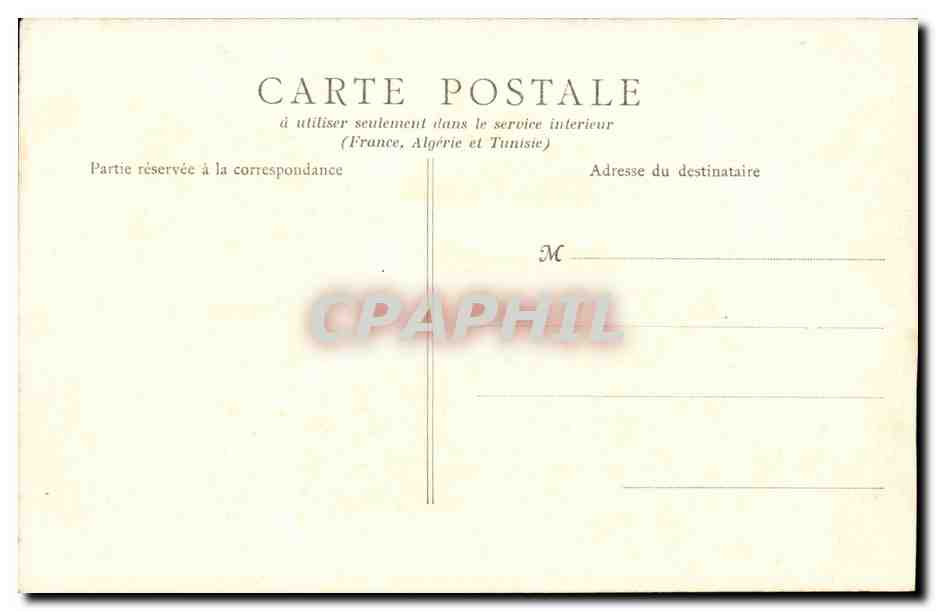 Moulins cPA Abside de la cathedrale Place francois Peron — Verso