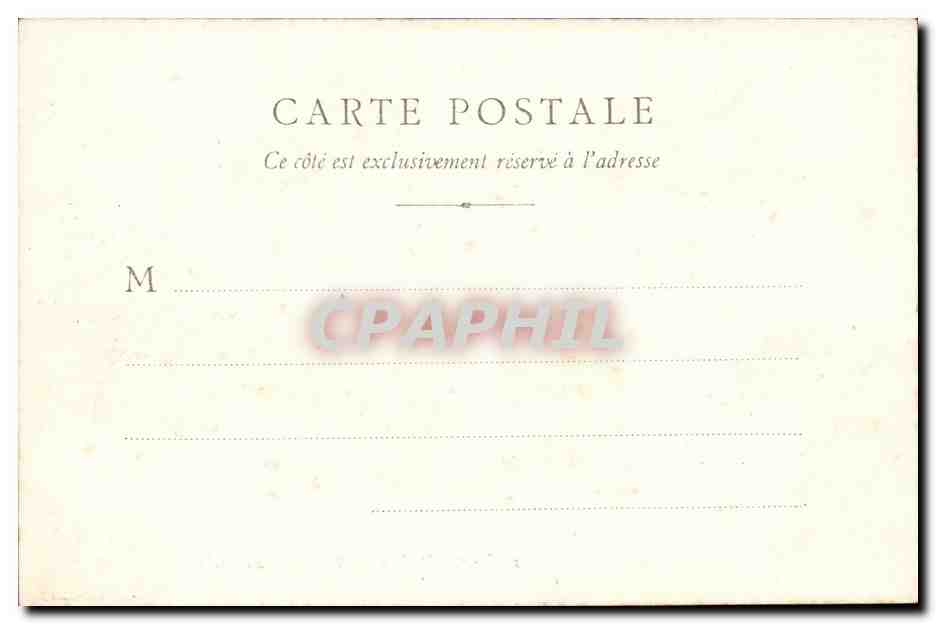 Moulins CPA le pont Regemortes — Verso