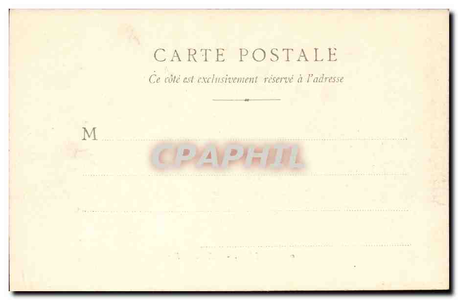 Moulins CPA Hotel de ville — Verso