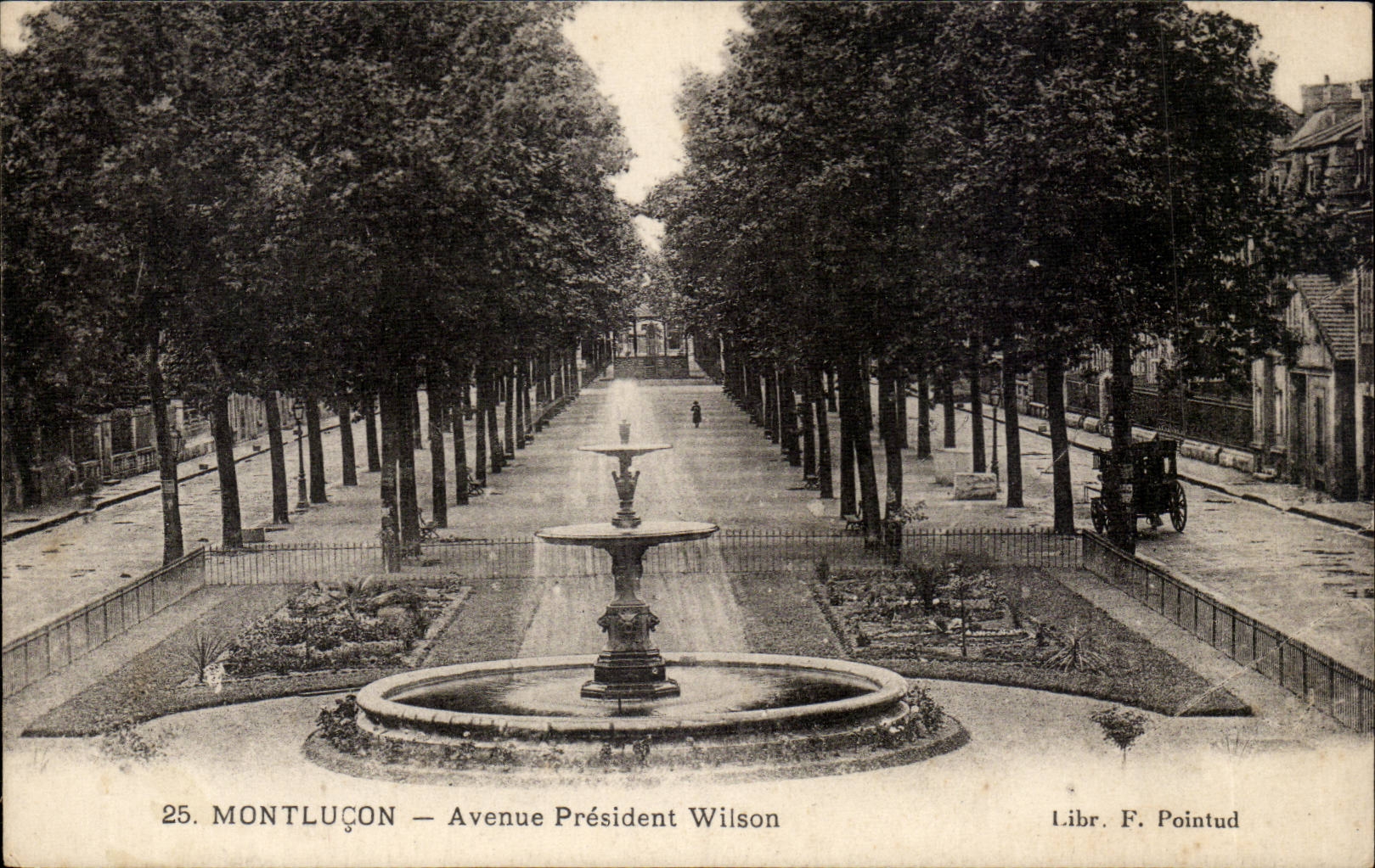 Montluçon — Avenue Président Wilson — Libr. F. Pointud
