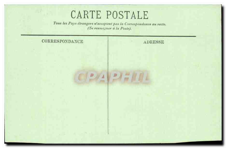 Environs de Vichy CPA Chateau de Busset La chapelle — Rückseite
