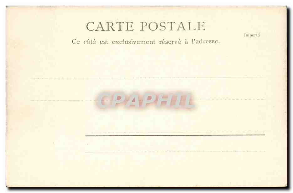 Château de Busset — Allier — éditeur inconnu, n° de série non visible — Rückseite