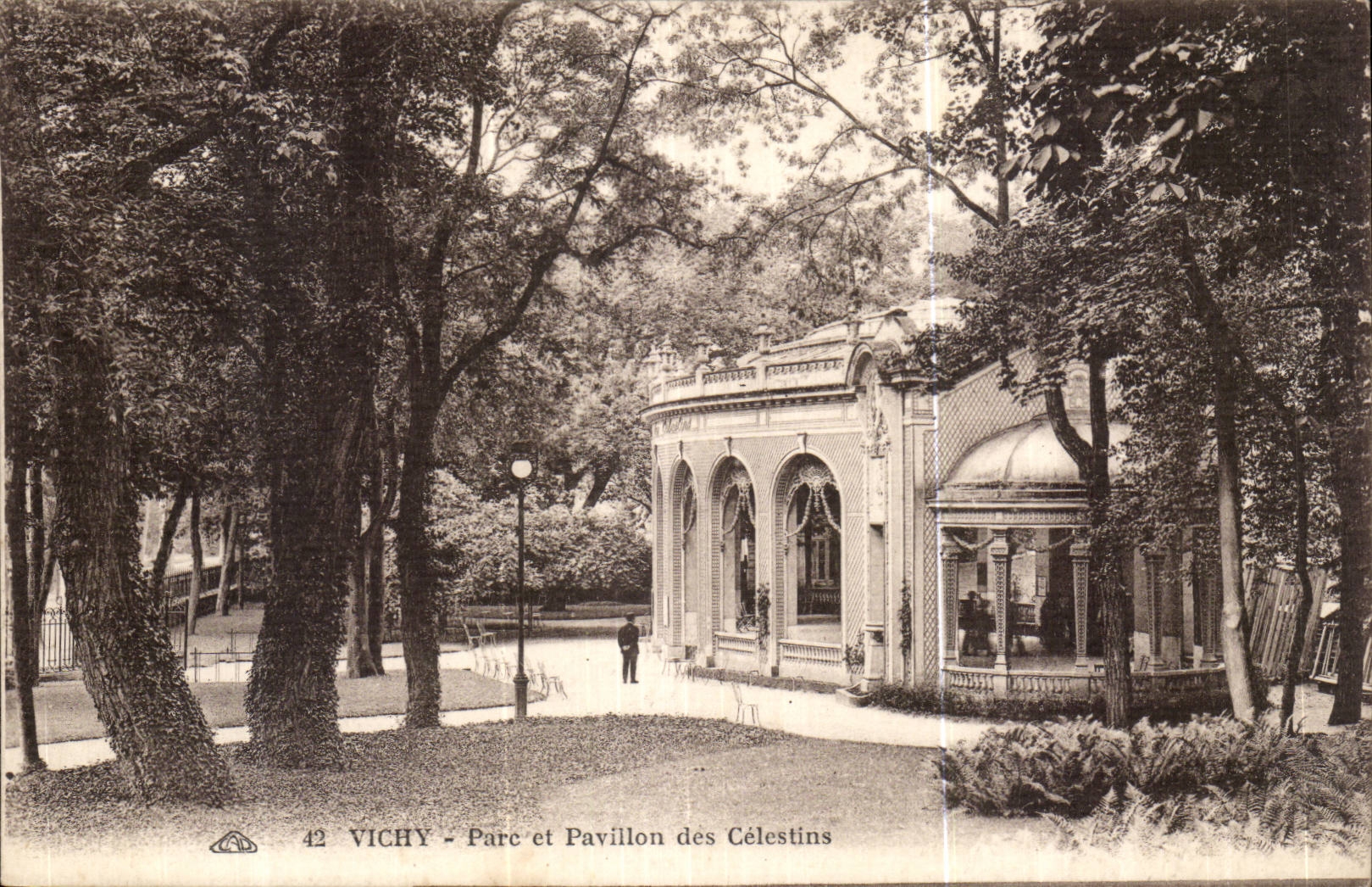 Vichy CPA Parc et pavillon des Celestins
