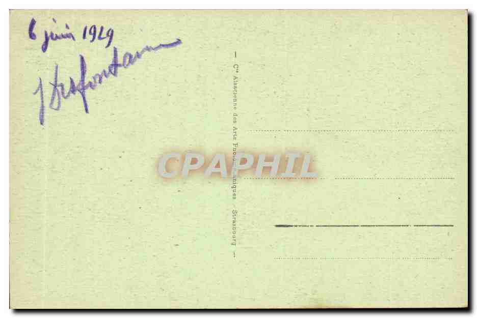 Vichy CPA Source Hopital — Rückseite