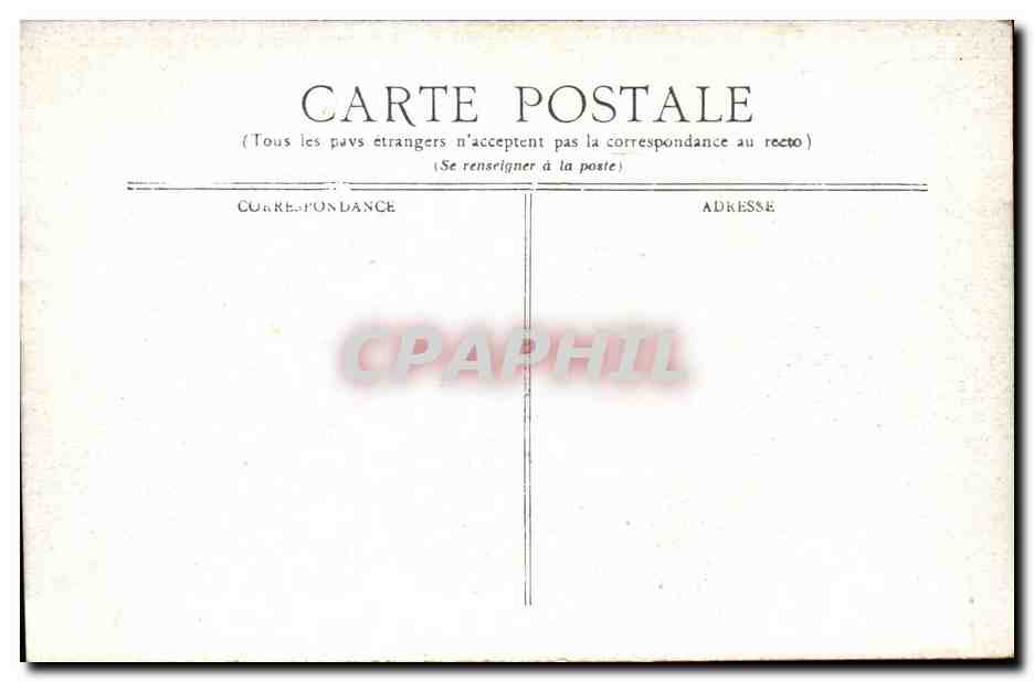 Vichy CPA Pont sur l'allier — Verso