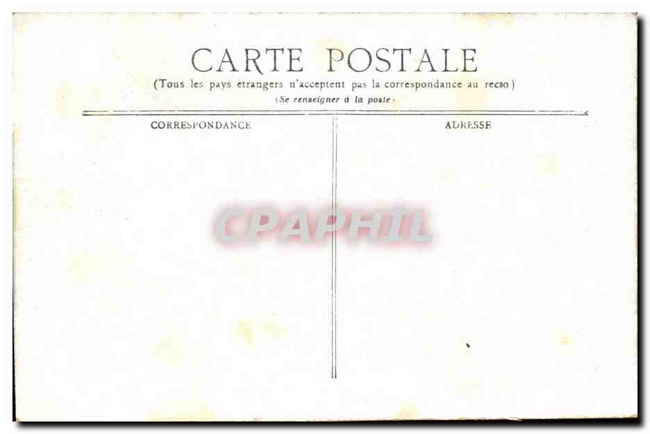 Vichy CPA Galerie promenoir — Verso