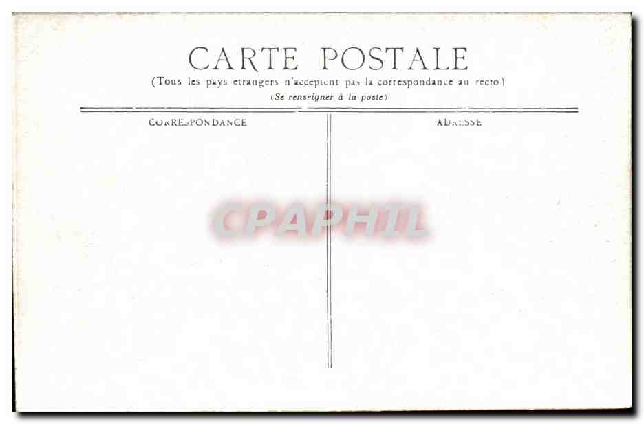 Vichy CPA L'orangerie des celestins — Verso