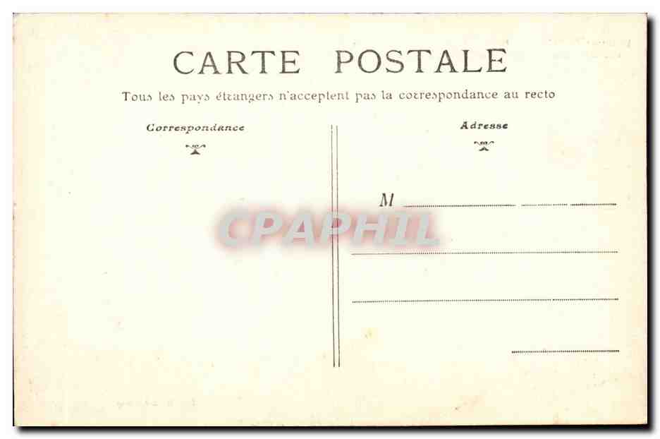 Environs de Vichy CPA DErnier tournant de la route des Malavaux avant d'arriver au restaurant — Rückseite