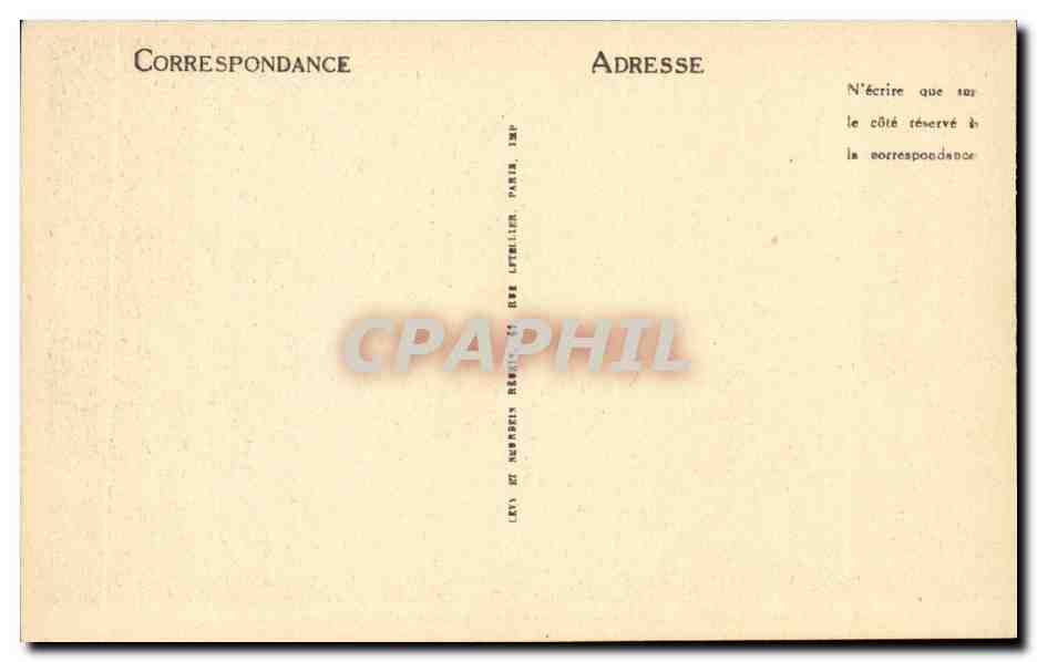 Vichy CPA Bords de l'allier Chalet de canotage — Rückseite
