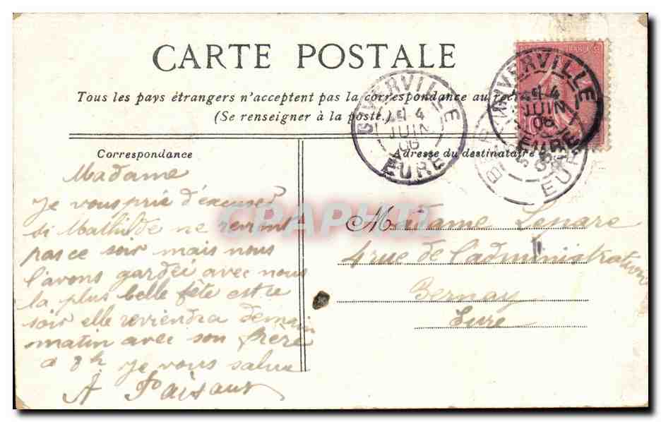 Vichy CPA Le casino La salle de jeu — Verso
