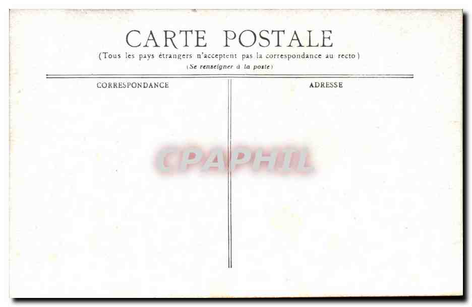 Vichy CPA Etablissement des sources Lardy — Verso