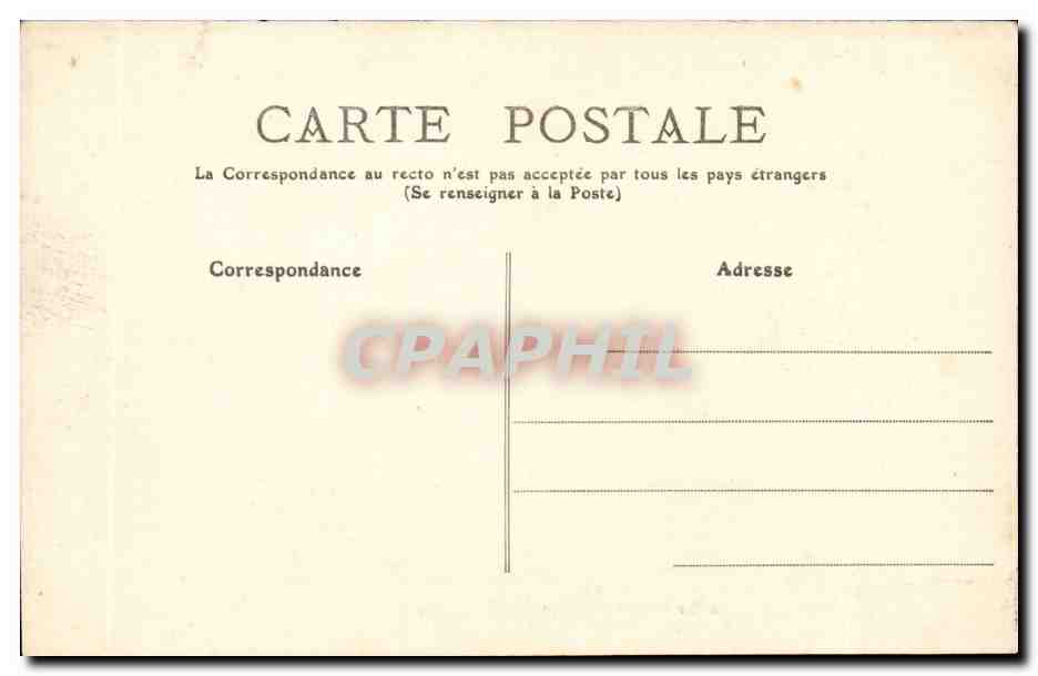 Vichy CPA La maison de Madame de Sevigne — Rückseite