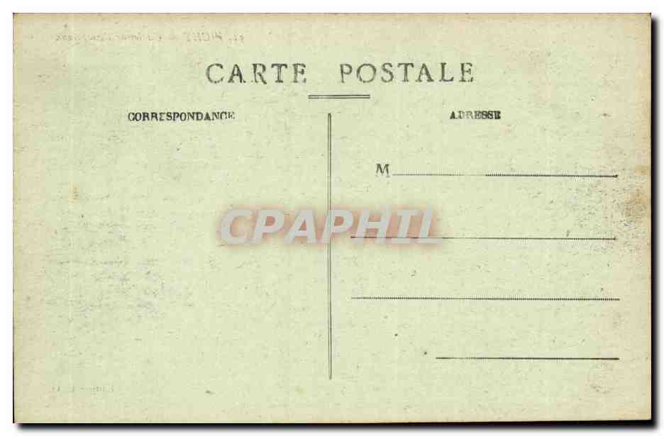 Vichy CPA Chalet de l'empereur Napoleon III — Back