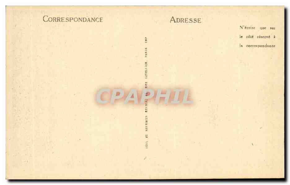 Vichy CPA Le bassin — Verso