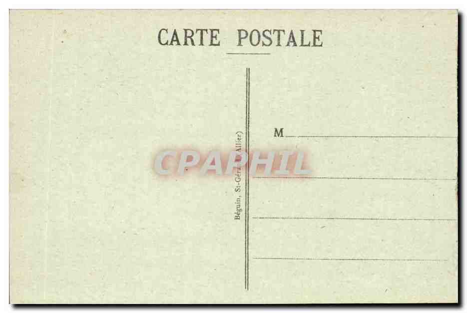 Vichy CPA Interieur du casino La salle des fetes — Verso