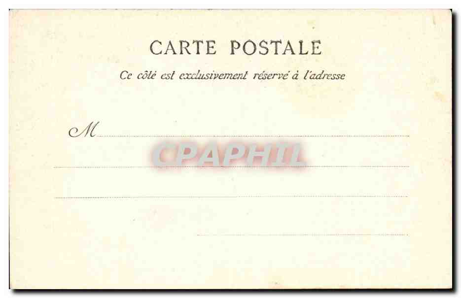 Vichy CPA L'ardoisiere Jardin du restaurant — Verso