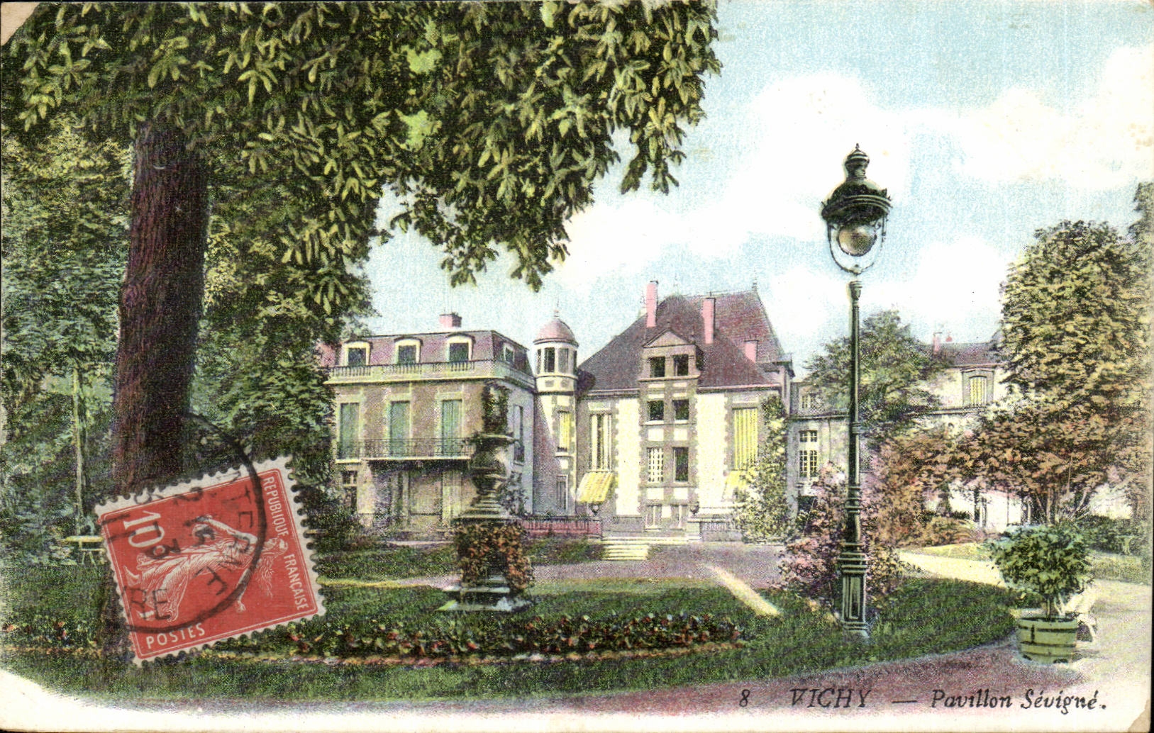 Vichy CPA Pavillon SEvigne
