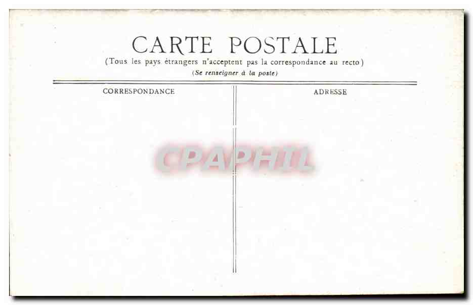Vichy CPA Enfants Bal — Verso