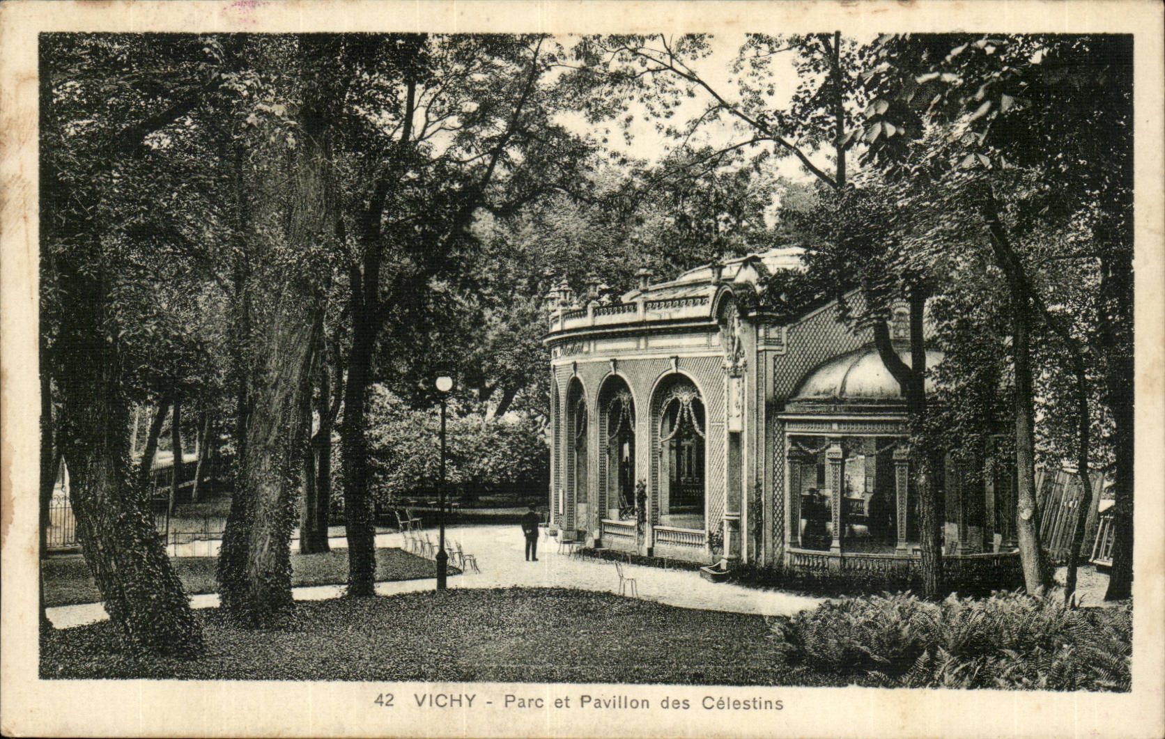 Vichy CPA Parc et pavillon des Celestins