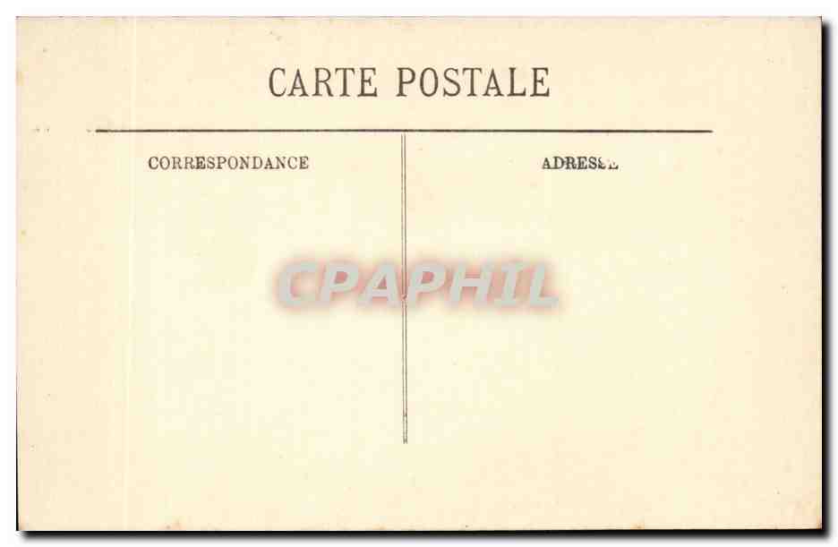 Vichy CPA Le casino Le salon de musique — Rückseite