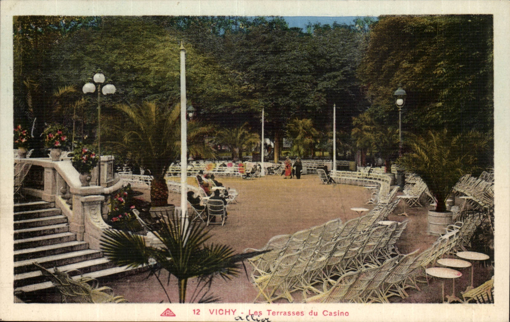 Vichy CPA Les terrasses du casino