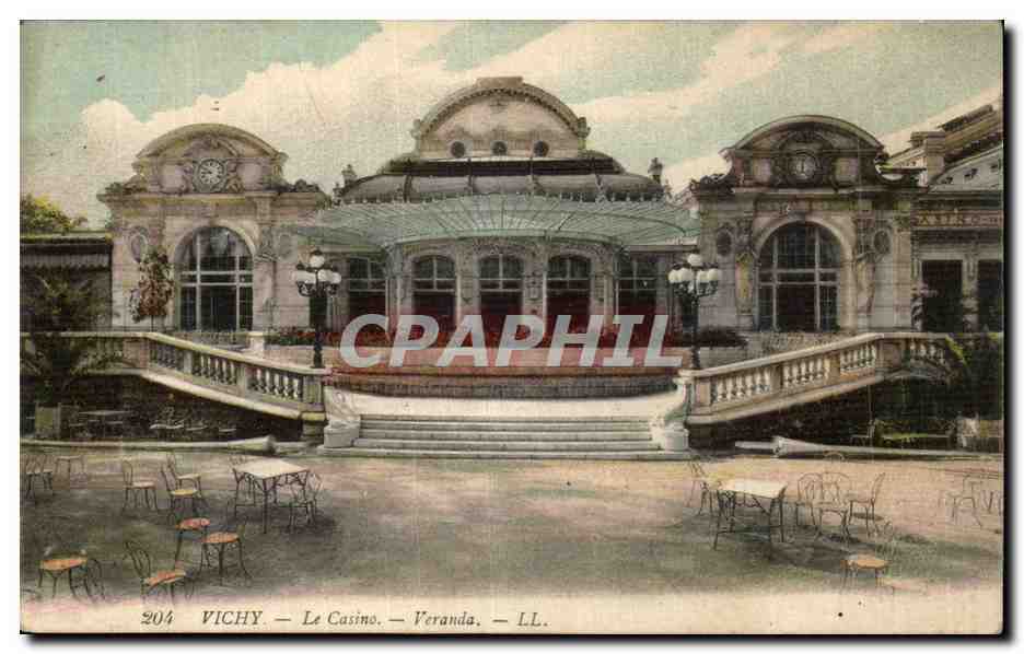 Vichy CPA Le casino Veranda