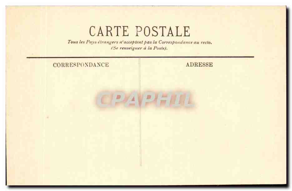 Vichy CPA L'heure de la musique — Rückseite