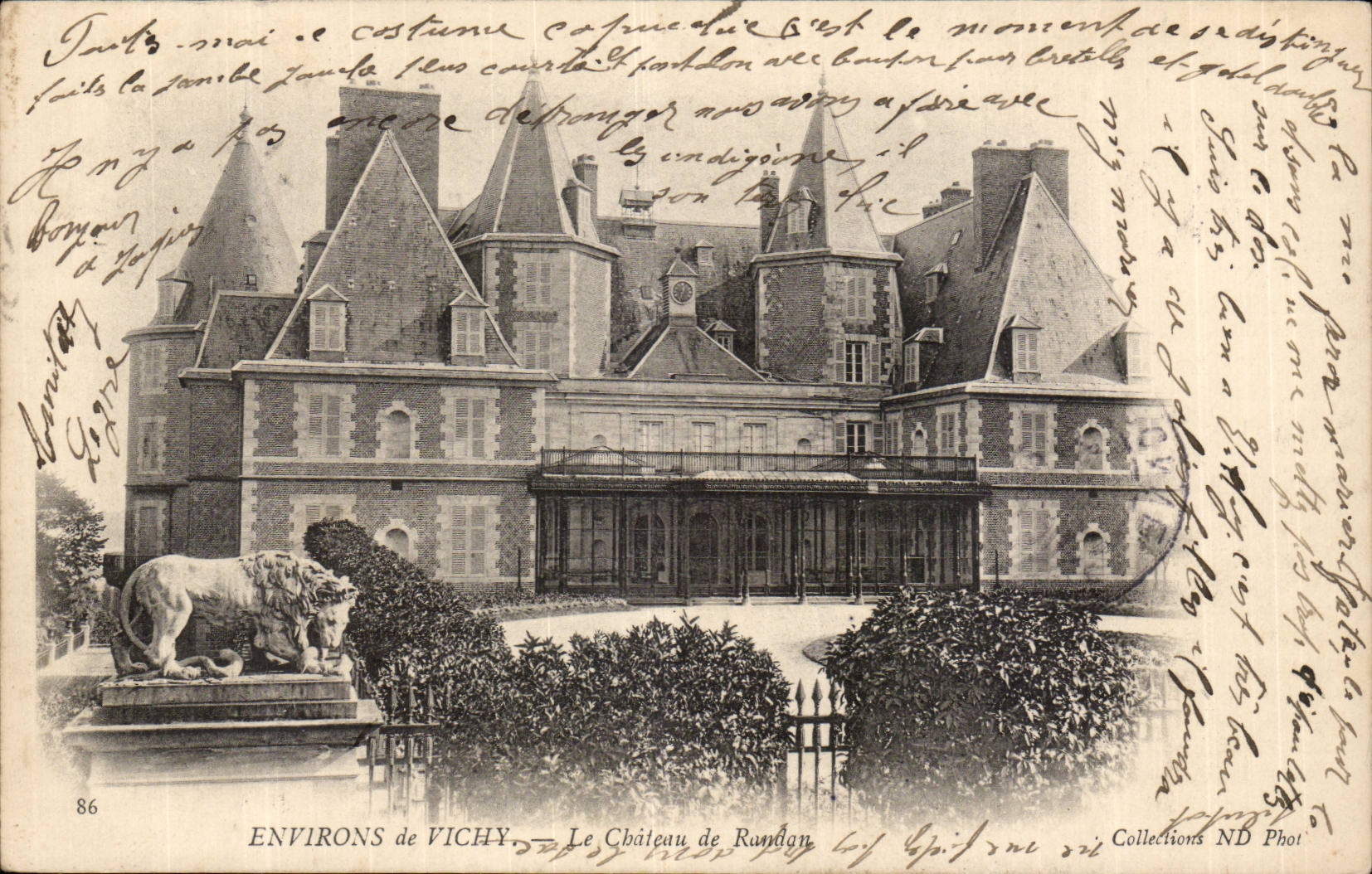 Le Château de Randan — Environs de Vichy — Collections ND Phot