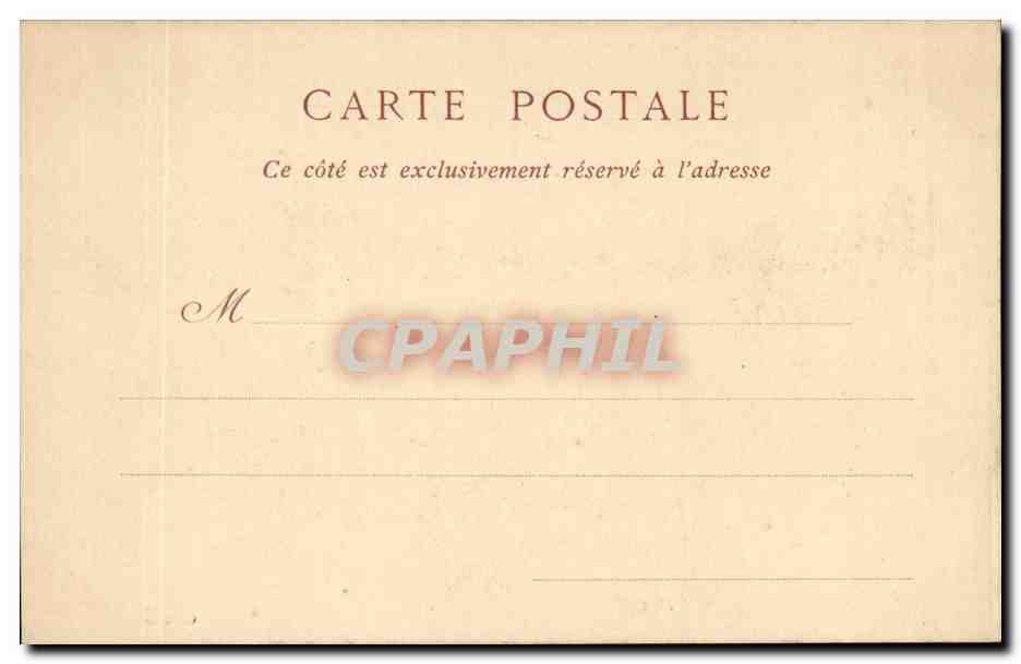 Vichy CPA Vue sur l'Allier prise du pont — Verso