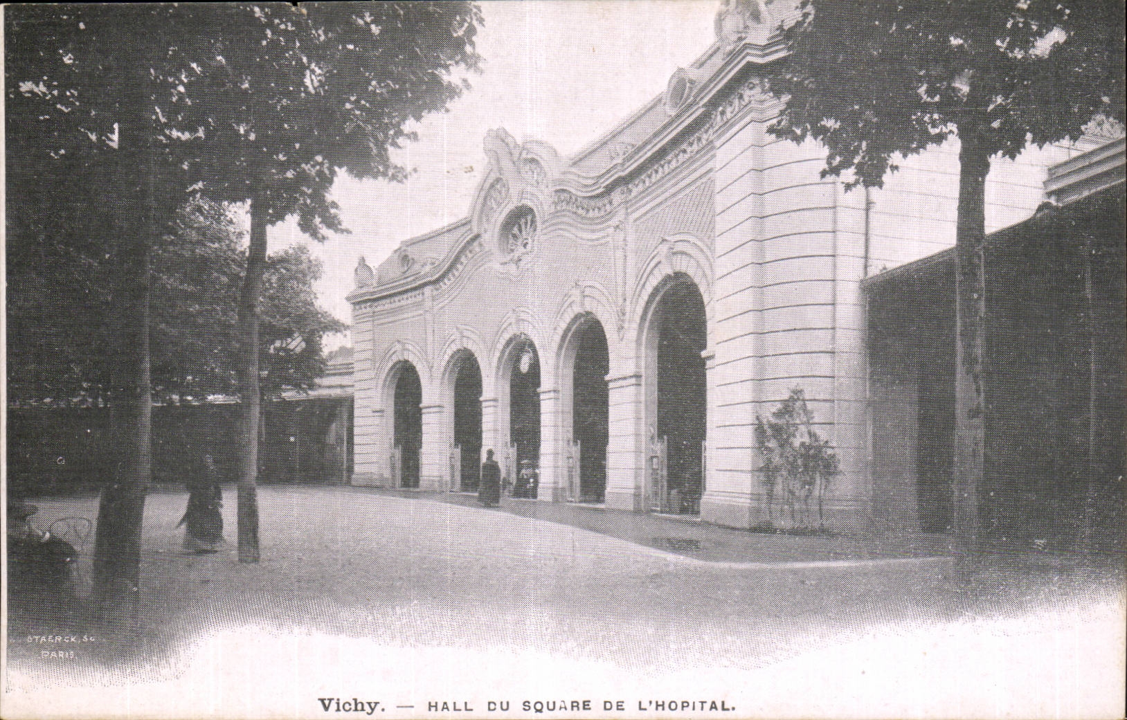 Vichy CPA Hall du square de l'hopital