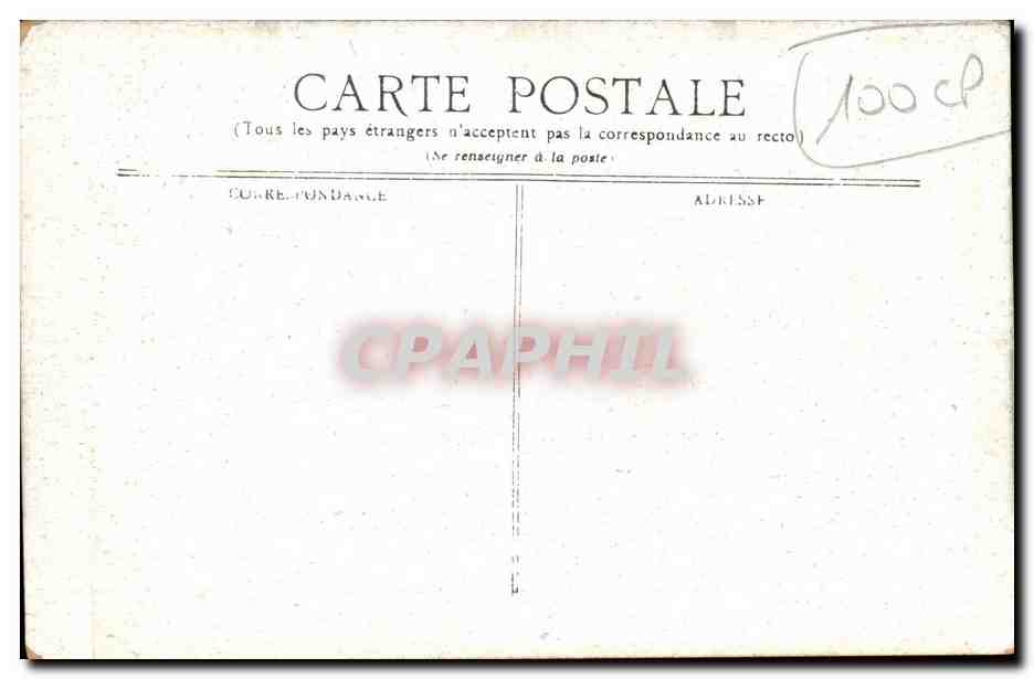 Vichy CPA Le casino  — Rückseite