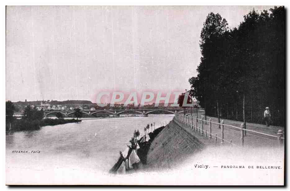 Vichy CPA Panorama de Bellerive