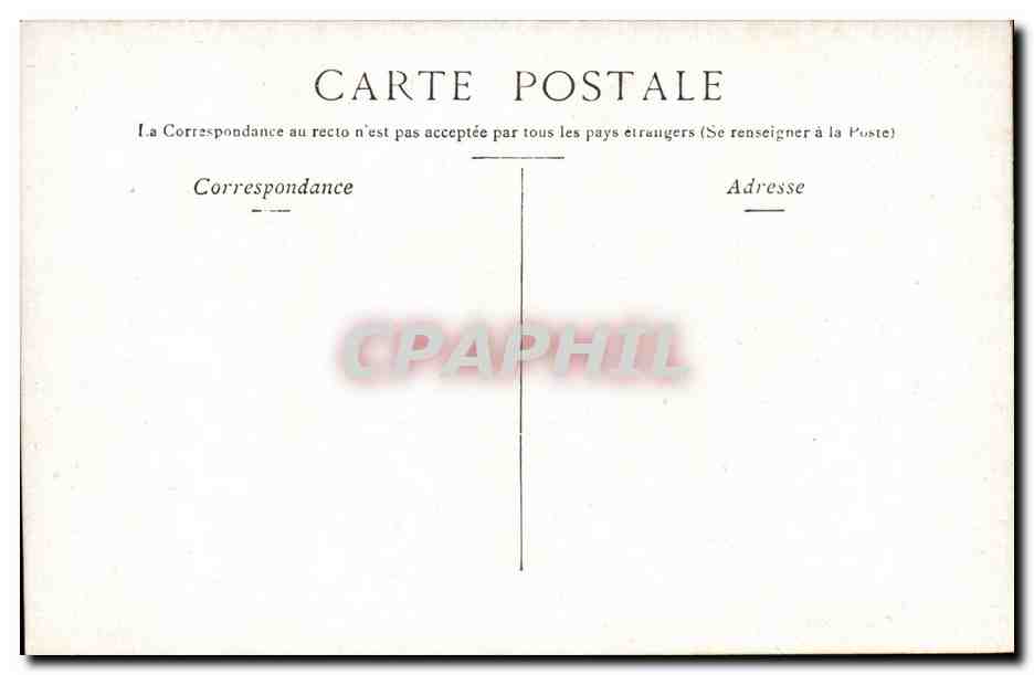 Vichy CPA Pavillon de l'etablissemetn thermal — Verso