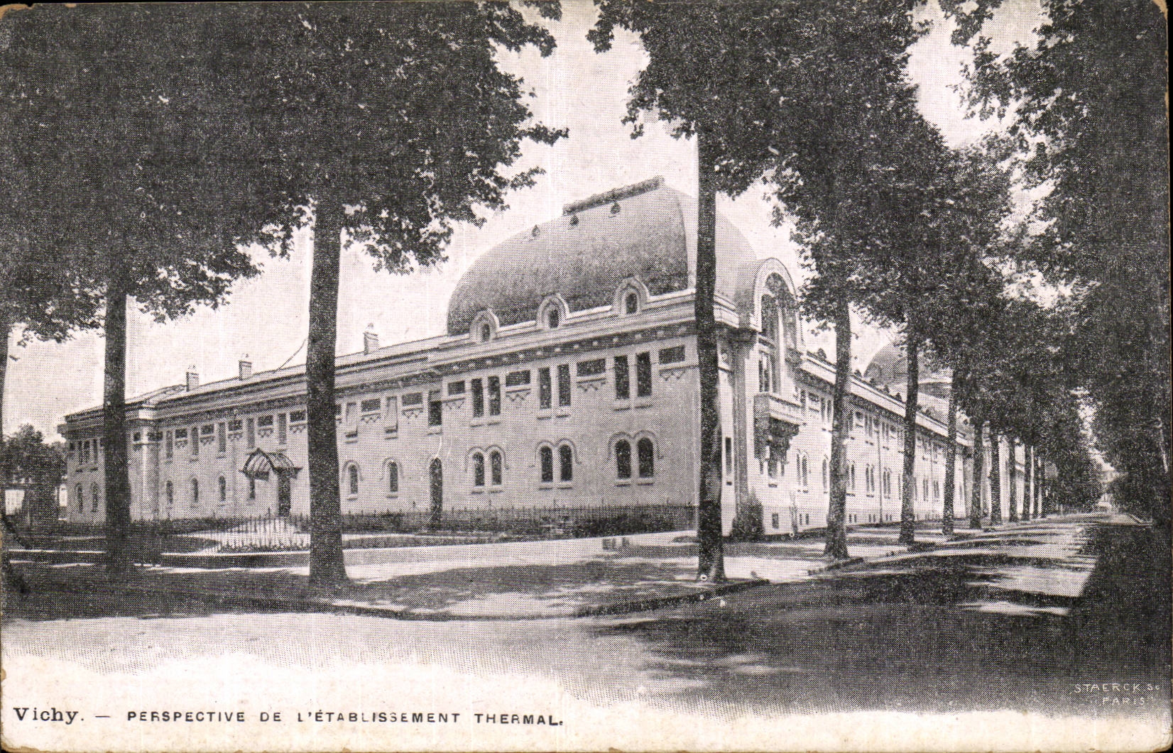 Vichy CPA Perspective de l'etablissement thermal