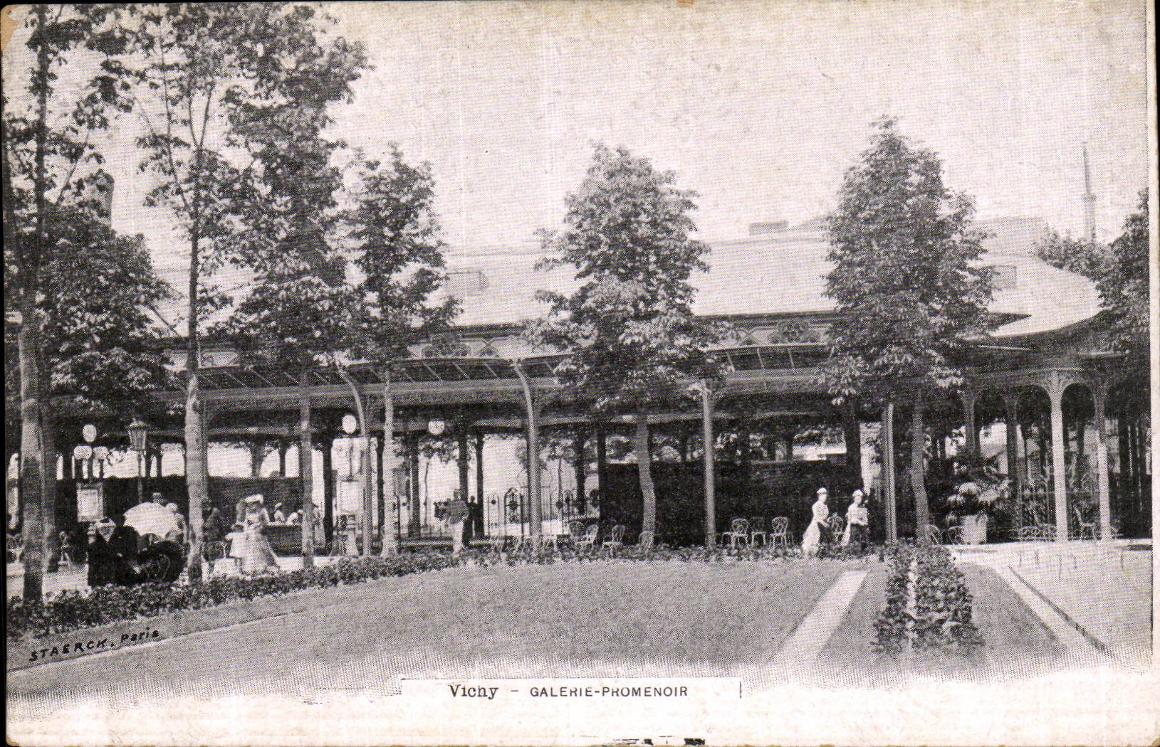 Vichy CPA Galerie promenoir