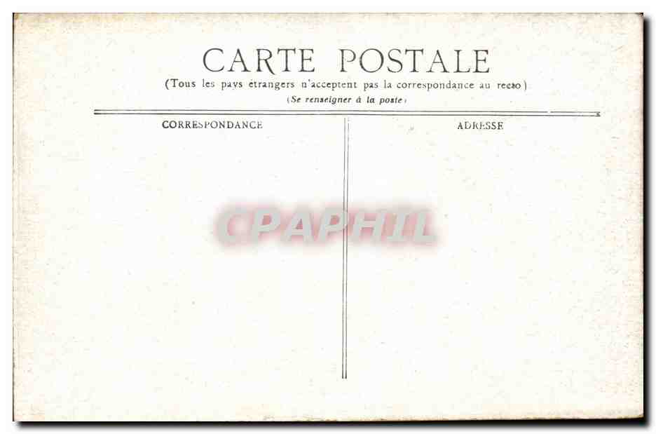 Vichy CPA Galerie promenoir — Verso