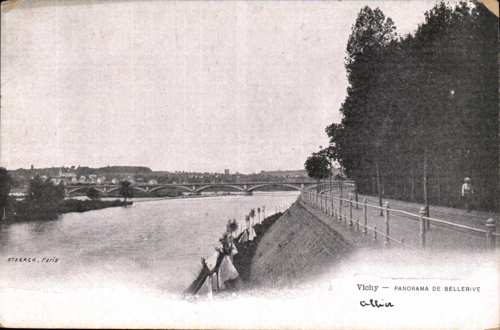 Vichy CPA Panorama de Bellerive