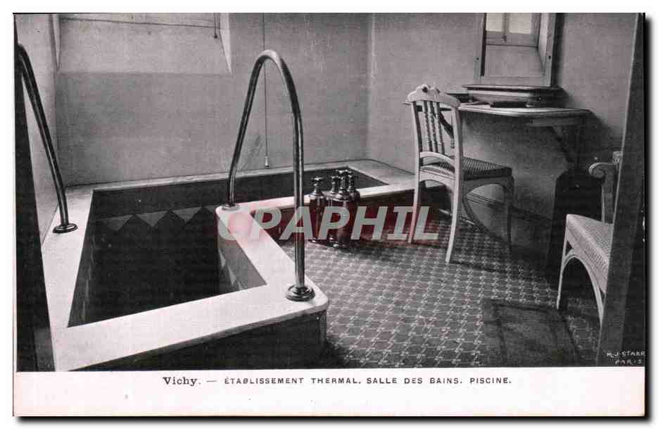 Vichy CPA Etablissement thermal Salle des bains piscine