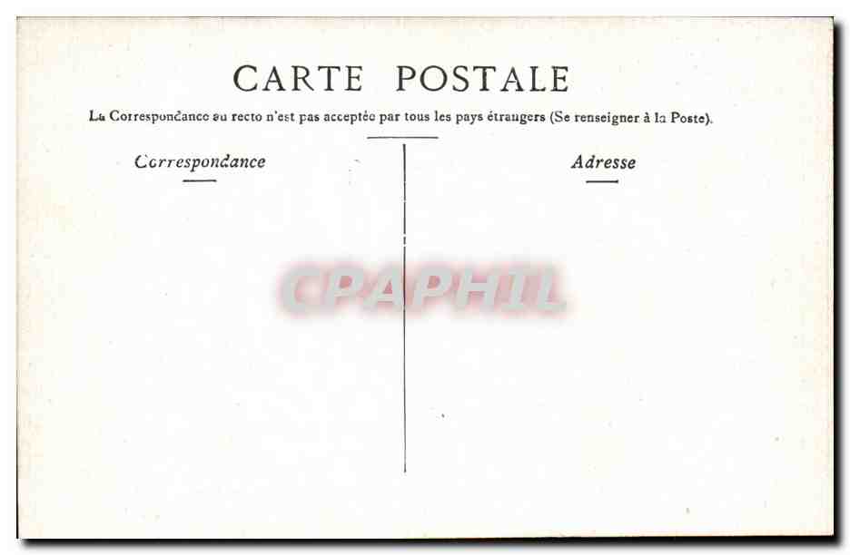 Vichy CPA Etablissement thermal Salle des bains piscine — Rückseite