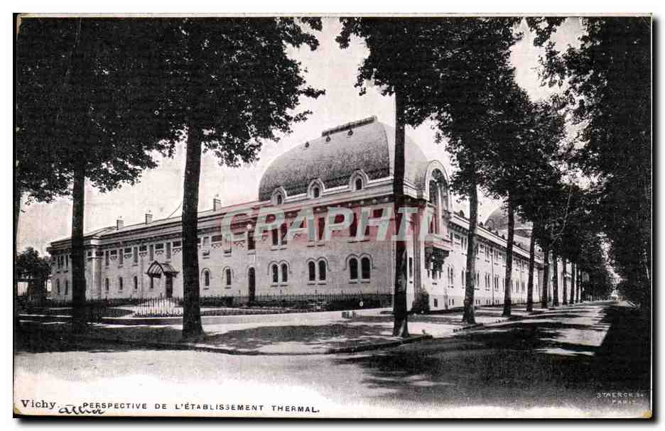 Vichy CPA Perspective de l'etablissement thermal 
