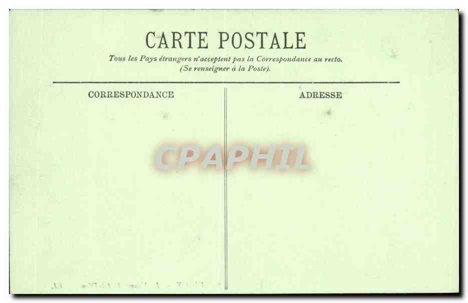 Vichy CPA Le nouvel Hotel Dieu — Rückseite