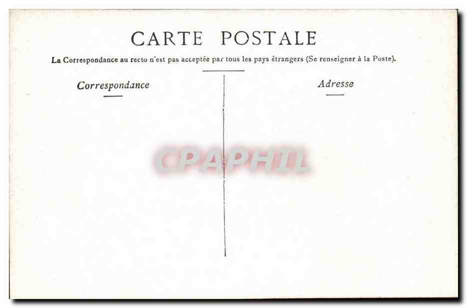 Vichy CPA Nouveau parc Bassin des cygnes — Verso