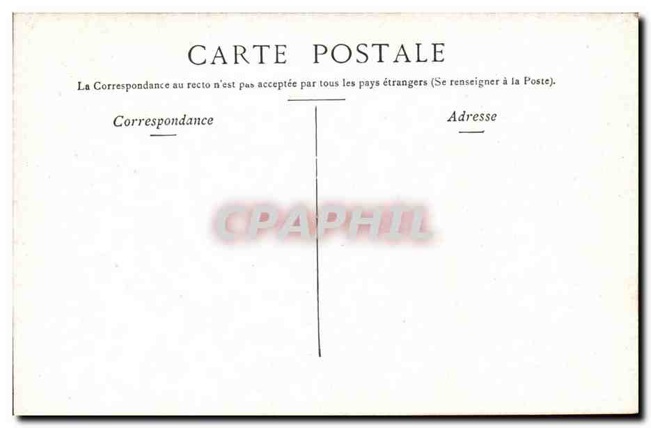 Vichy CPA Un coin de la Restauration — Verso