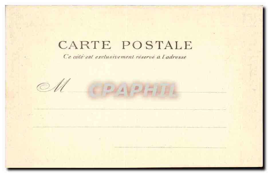 Vichy CPA Hopital civil — Rückseite