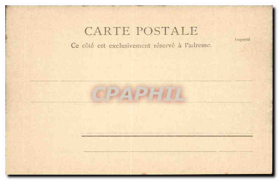 Vichy CPA — Verso
