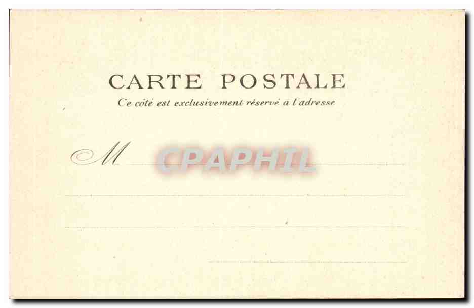 Vichy CPA Le lac au grand parc — Verso